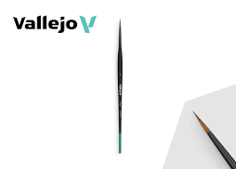 Vallejo Hobby Supplies > Brushes Vallejo: Detail Round Synthetic Brush No. 1 8429551002165 VAL B02001