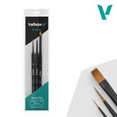Vallejo Hobby Supplies > Brushes Vallejo: Precision Round Synthetic Brush: Starter Set 8429551002530 VAL B03990