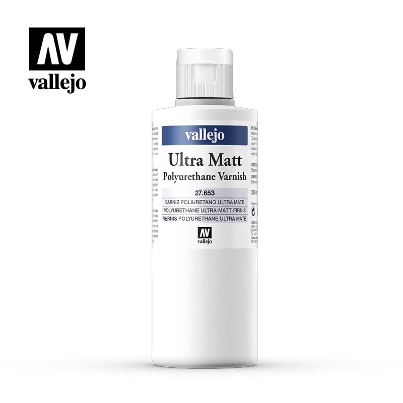 Vallejo: Auxillary Products - Ultra Matt Polyurethane Varnish 200ml