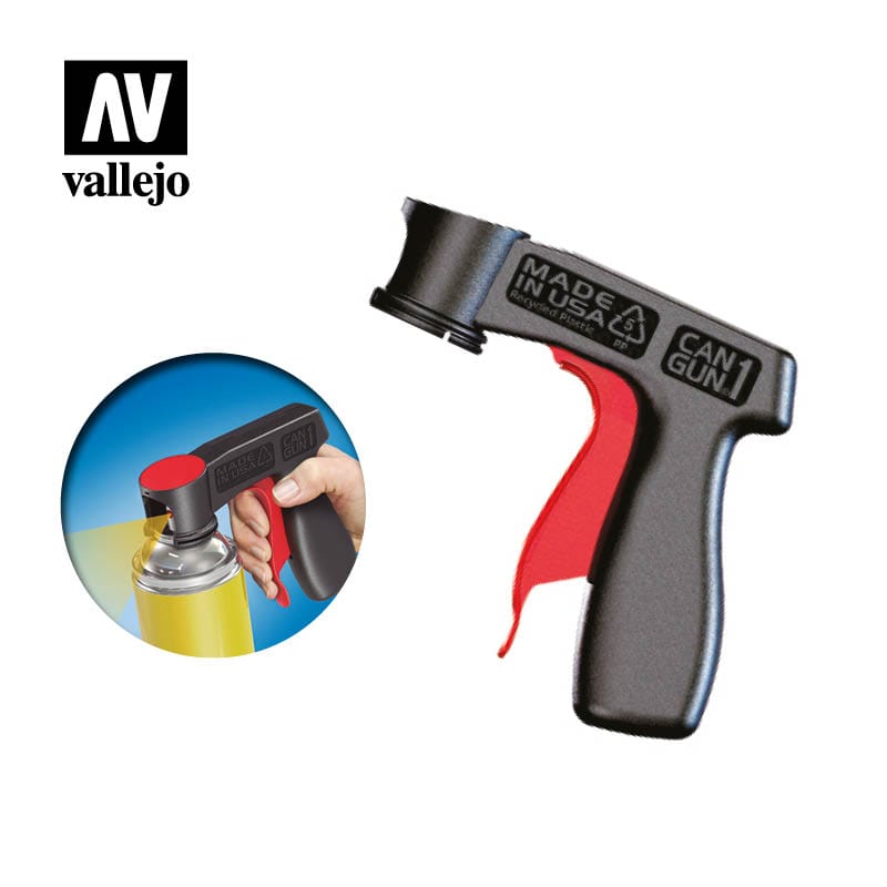 Vallejo Hobby Supplies > Paints Vallejo: Universal Spray Can Trigger Grip 8429551930543 VAL T13001