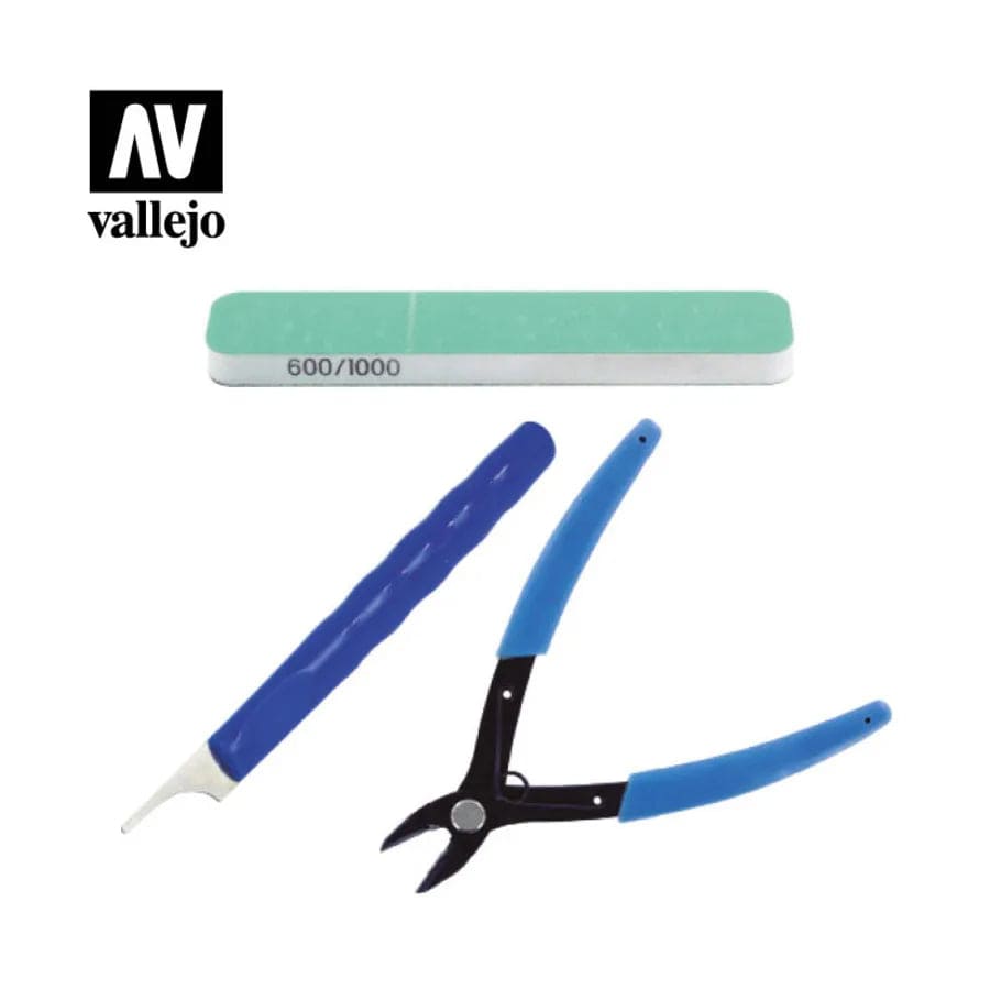 Vallejo Hobby Supplies > Tools Vallejo: Plastic Models Preparation Tool Kit 8429551930550 VAL T11002