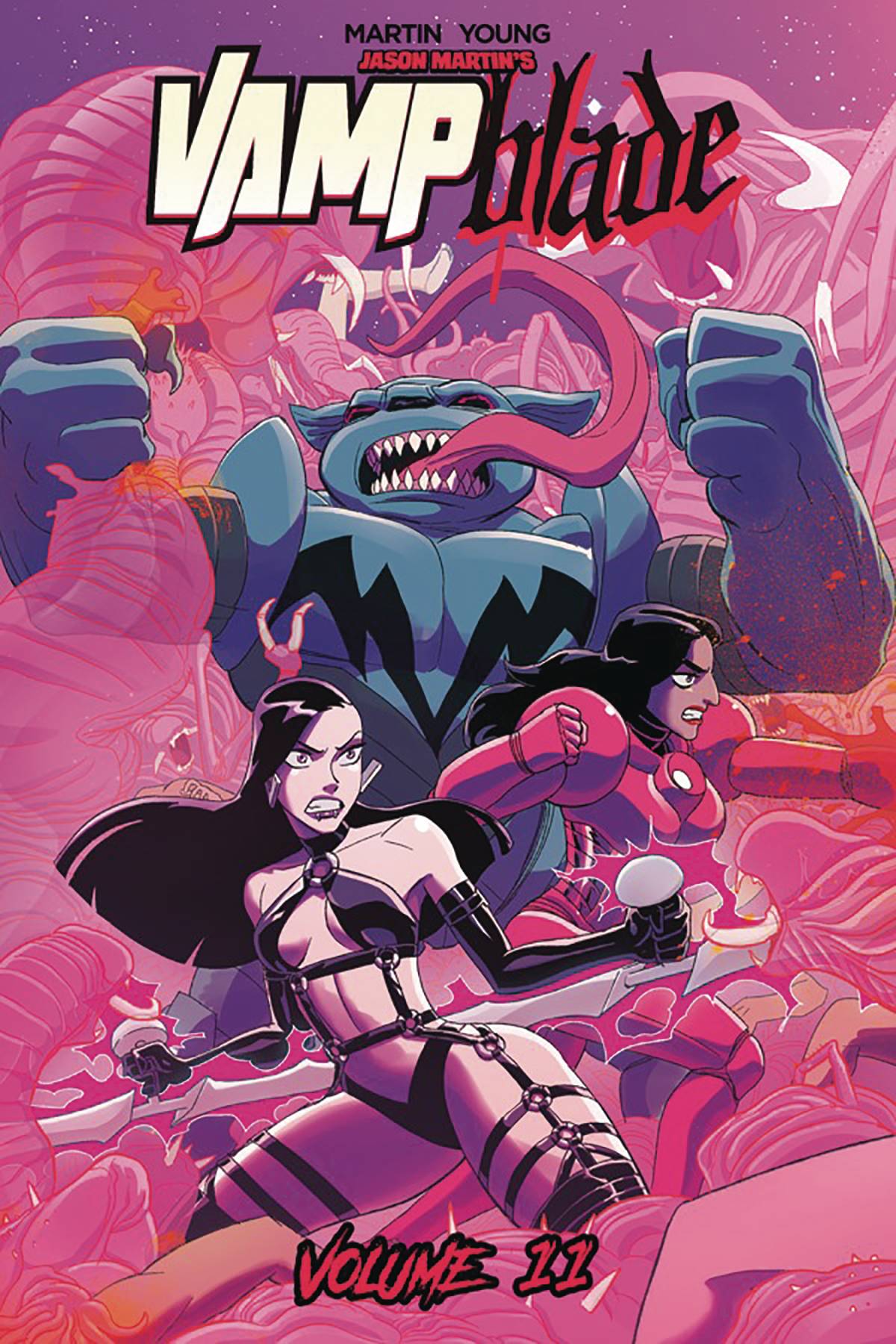 ACTION LAB - DANGER ZONE Graphic Novel VAMPBLADE TP VOL 11 BATTLE FRIENDS (MR) 9781632295453 NOV191350