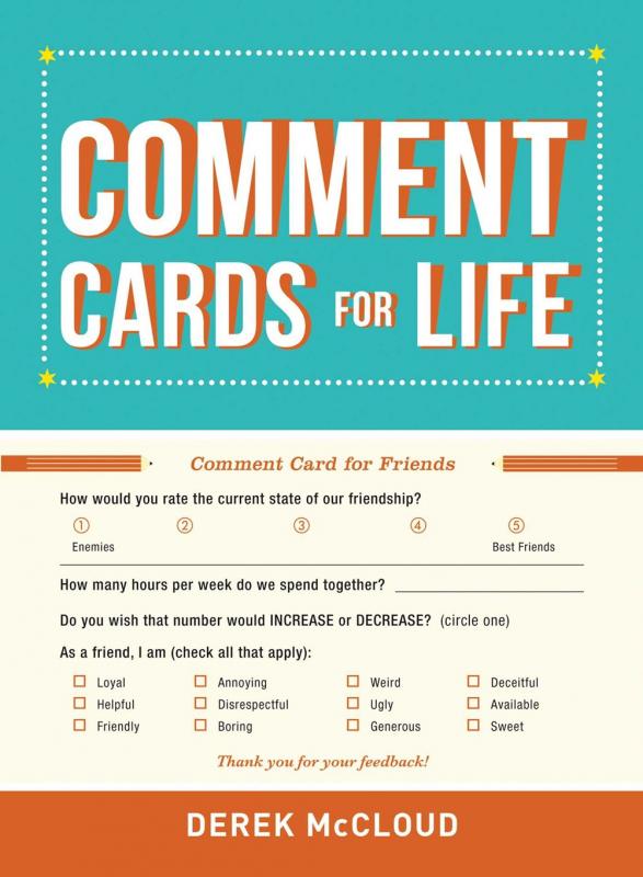 Comment Cards for Life (Book)