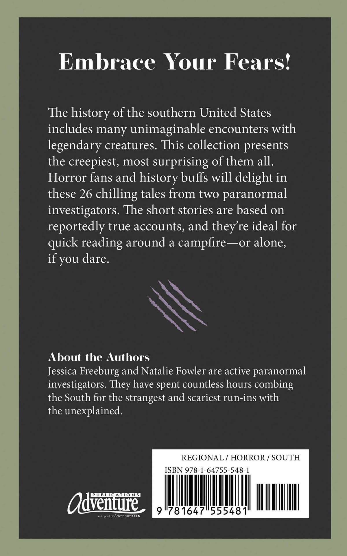 AdventureKEEN Books > Fiction > Horror Monsters of the South 9781647555481 55481