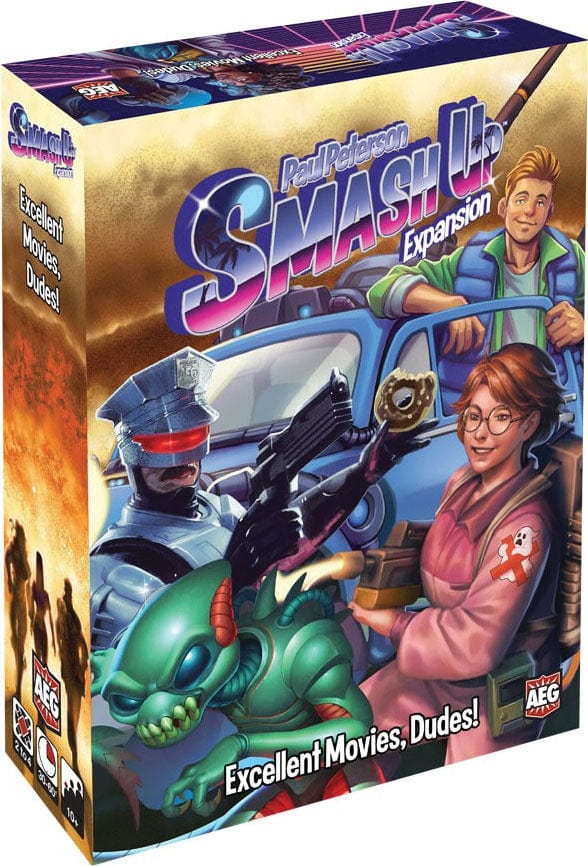AEG (Alderac Entertainment Group) Board Games > Large Box Games > Expansions Smash Up: Excellent Movies, Dudes! Expansion 729220055194 AEG 5519