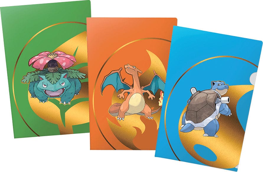 Pokemon TCG: Tournament Folios 3-Pack - Charizard, Blastoise, Venusaur