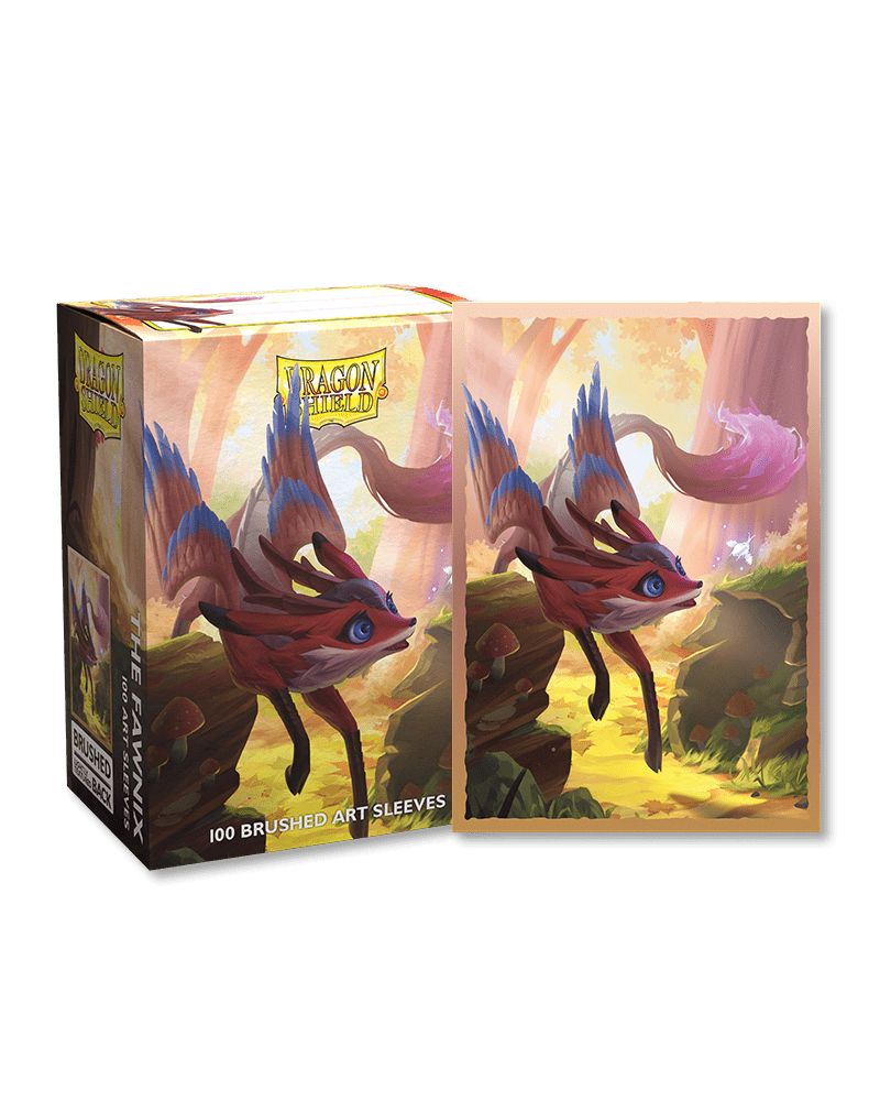 Dragon Shields: (100) Brushed Art - The Fawnix