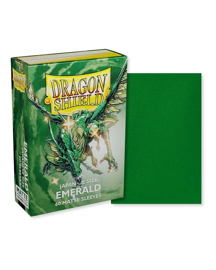 Dragon Shields Japanese: (60) Matte Emerald