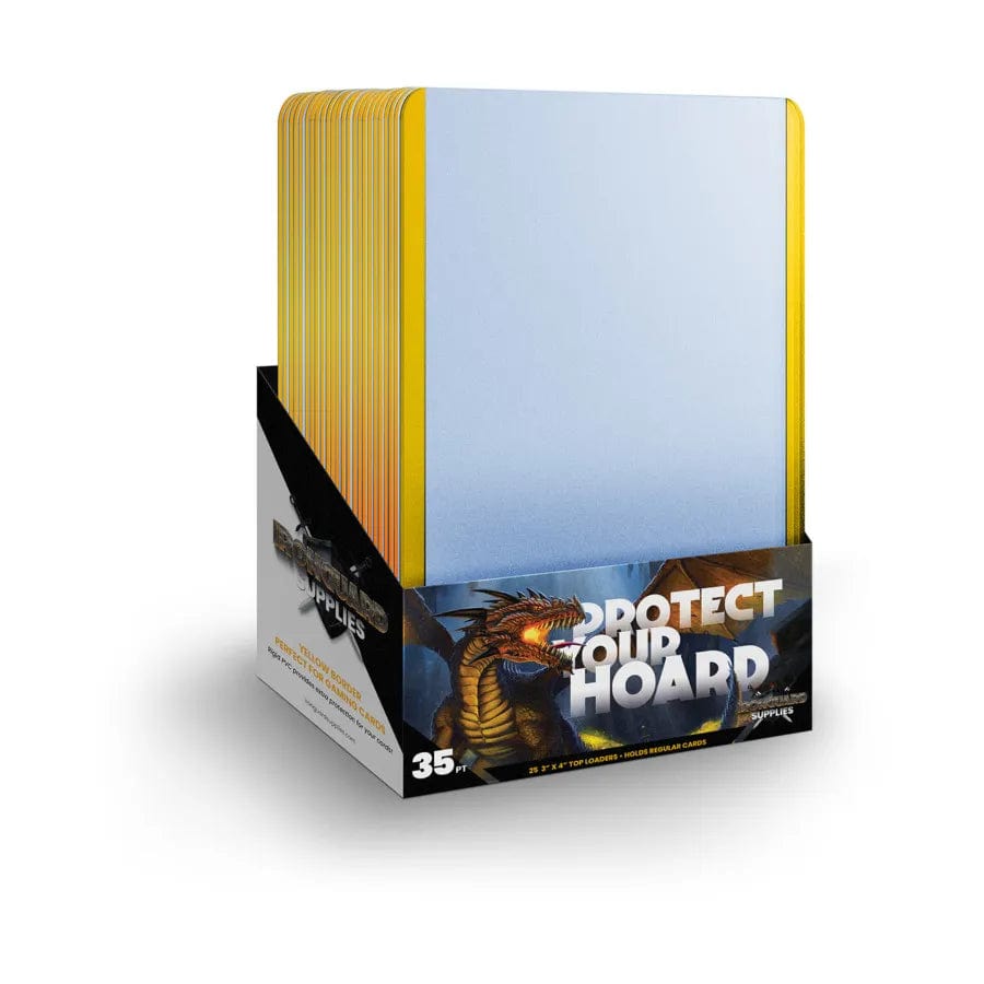 Ironguard Supplies Game Supplies > Card Sleeves Ironguard: Toploader 35PT Yellow Pack (25) 699788847039 DIA STL215474