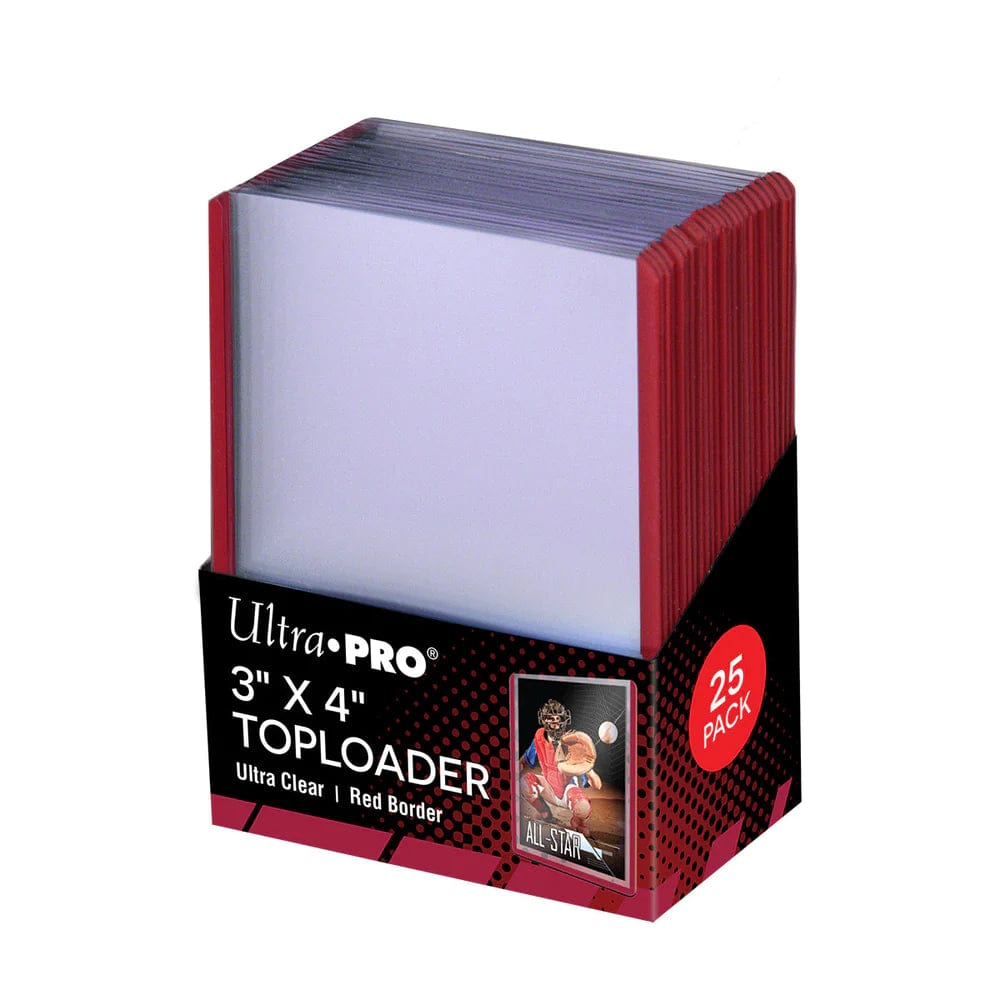 Toploader: 3in x 4in Red (25)