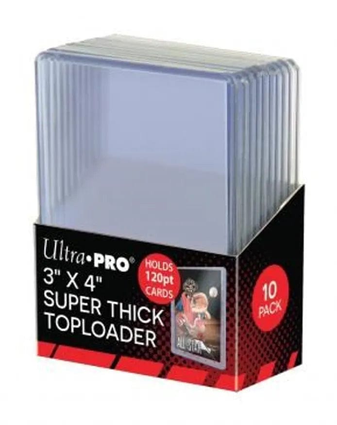 Ultra Pro Toploader: 3in x 4in Super Thick 120pt (10)