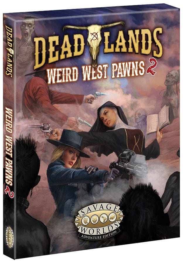 AGD Tabletop Games > Role-Playing Games Savage Worlds RPG: Deadlands - The Weird West Pawns Boxed Set 2 9781957159065 S2P 10235