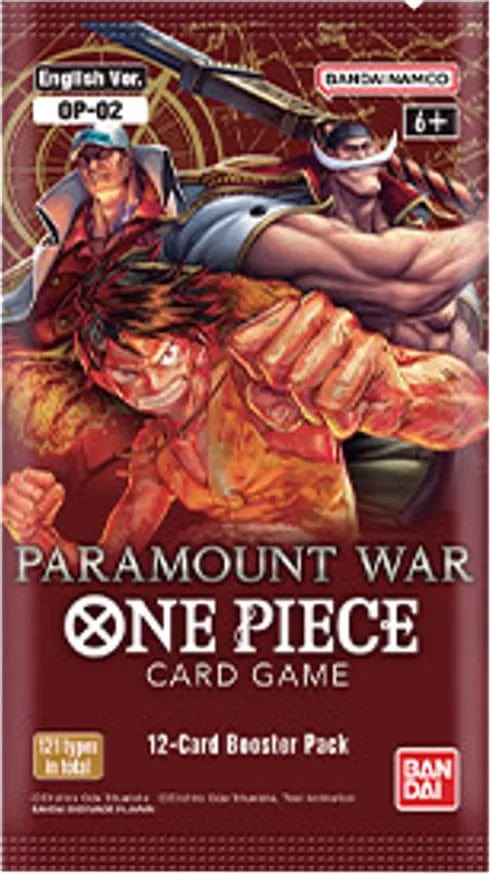 AGD Trading Card Games One Piece TCG: Paramount War - Booster Pack 811039039073