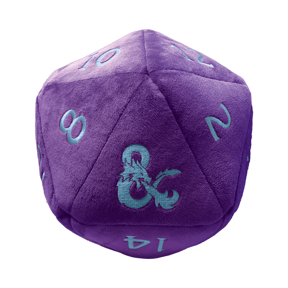 Dungeons & Dragons RPG: Phandelver Campaign - Jumbo D20 Plush Royal Purple and Sky Blue