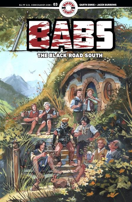 Ahoy Comic Books BABS THE BLACK ROAD SOUTH #3 (OF 6) CVR B 3 COPY KEITH BURNS UNLOCK VAR (MR) 85647000846200321 0126AH0517