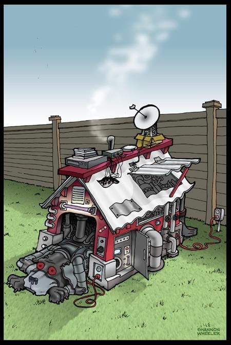 Ahoy Comic Books DEATH DOG #1 (OF 2) CVR B 3 COPY SHANNON WHEELER UNLOCK VAR 85647000845500121 0925AH0483