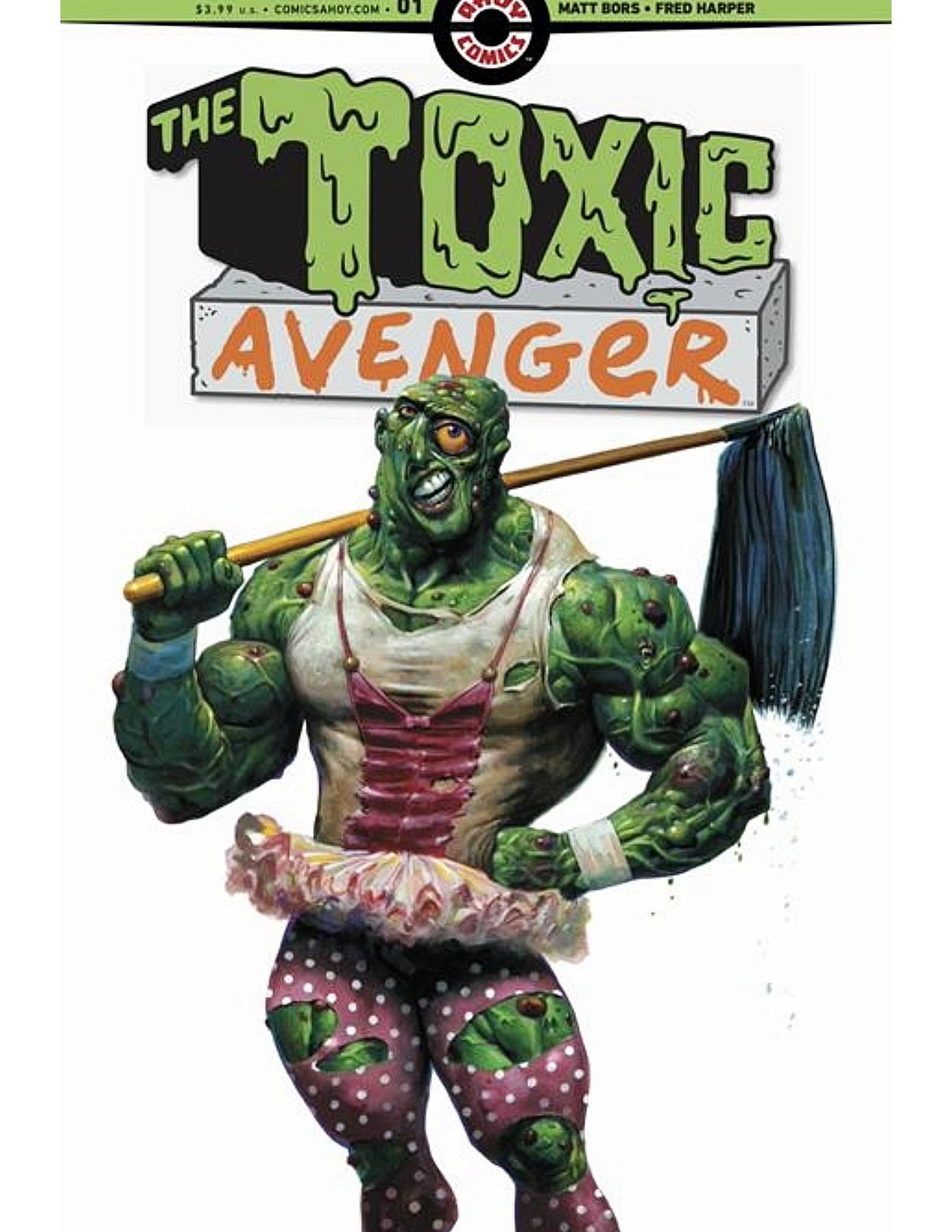 Ahoy Comic Books TOXIC AVENGER #1 (OF 5) CVR A FRED HARPER (MR) 85647000837000111 0824AH483