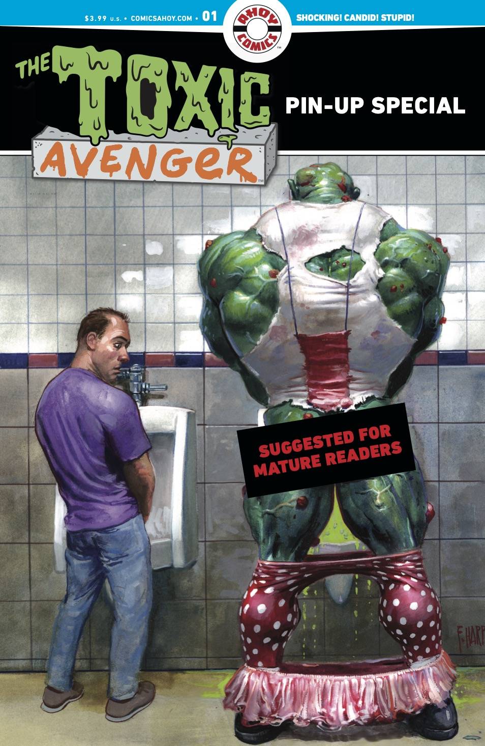 AHOY COMICS Comic Books TOXIC AVENGER PINUP SPECIAL (ONE SHOT) CVR A HARPER (MR) 85647000840000111