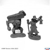 Alliance Games Distribution Miniatures > Reaper Bones Legends: Gravedigger & Henchman 762486301131 RPR 30113