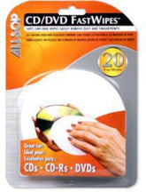 Allsop Music > Audio Equipment > Accessories Allsop 50100 Fastwipes CD/DVD Cleaning Cloth Lint Free 20 Pack 035286501002 AL50100