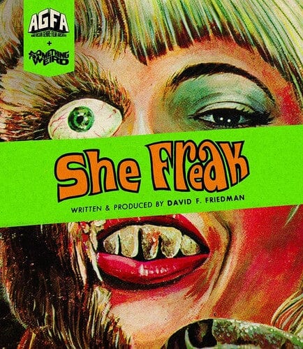 American Genre Film Movies BR: She Freak 814456023410 AGFA-031 SLIP