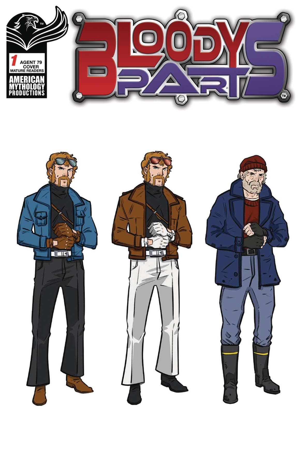 American Mythology Productions Comic Books BLOODY PARTS #1 CVR D AGENT 79 PREMIERE (MR) 85609100678600141 OCT231420