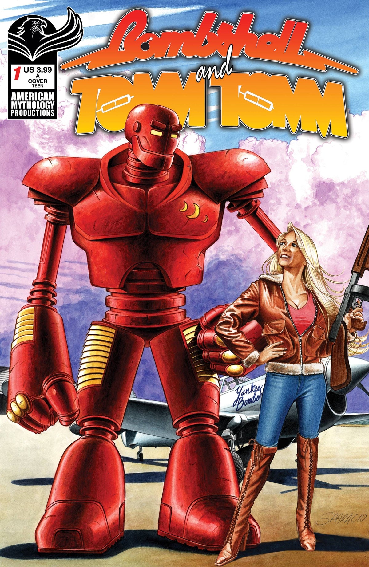 American Mythology Productions Comic Books BOMBSHELL & TOMMTOMM #1 CVR A SPARACIO (O/A) 85609100680910111 NOV231150