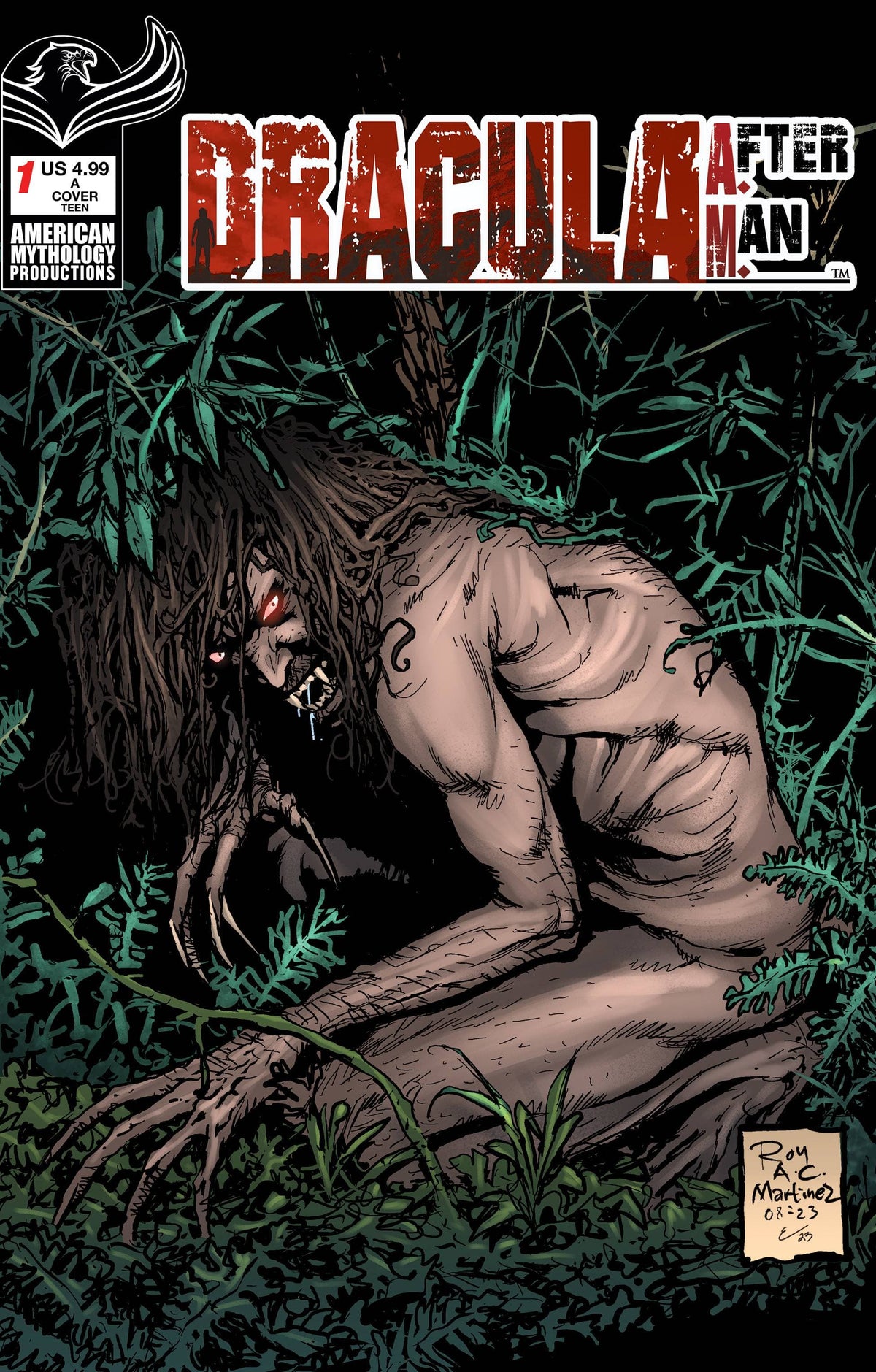 American Mythology Productions Comic Books DRACULA AFTER MAN #1 CVR A MARTINEZ (MR) 85609100632810111 NOV231115