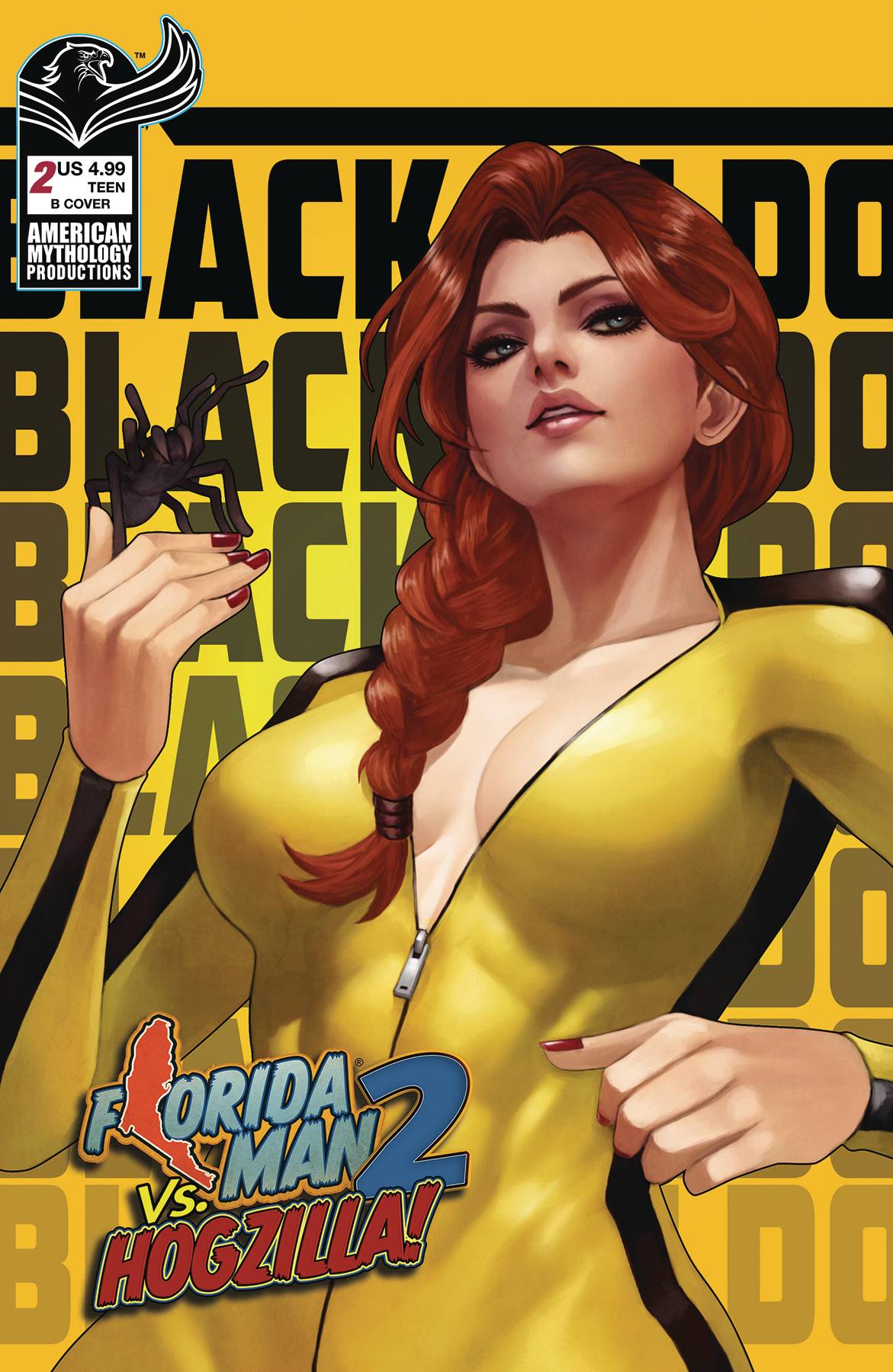 American Mythology Productions Comic Books FLORIDA MAN VS HOGZILLA #2 CVR B MONORIROGUE 85609100672410221 JUN241335