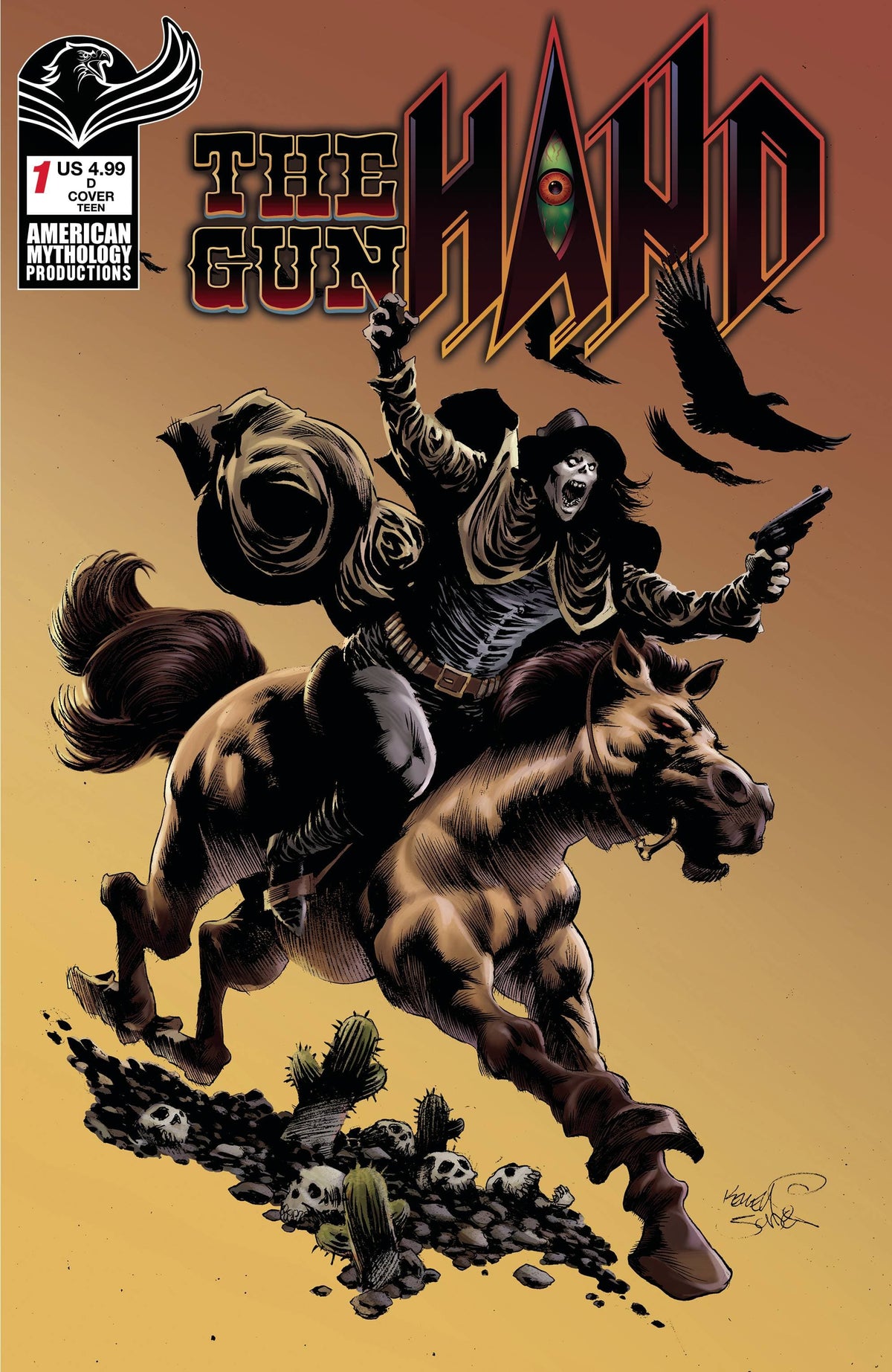 AMERICAN MYTHOLOGY PRODUCTIONS Comic Books GUNHAND #1 CVR D JONES (RES) 69183512595400141 FEB241137