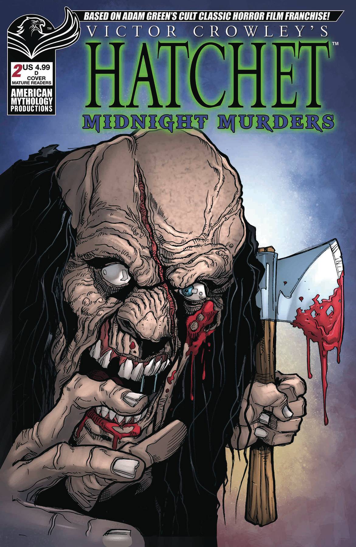 American Mythology Productions Comic Books HATCHET MIDNIGHT MURDERS #2 CVR D CALZADA 85609100625030241 JUN241320