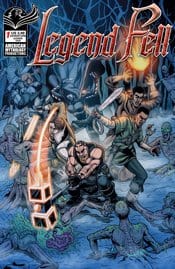 American Mythology Productions Comic Books LEGEND FELL #1 ADVENTURE AWAITS MARQUES CVR 85609100623600121 DEC221043