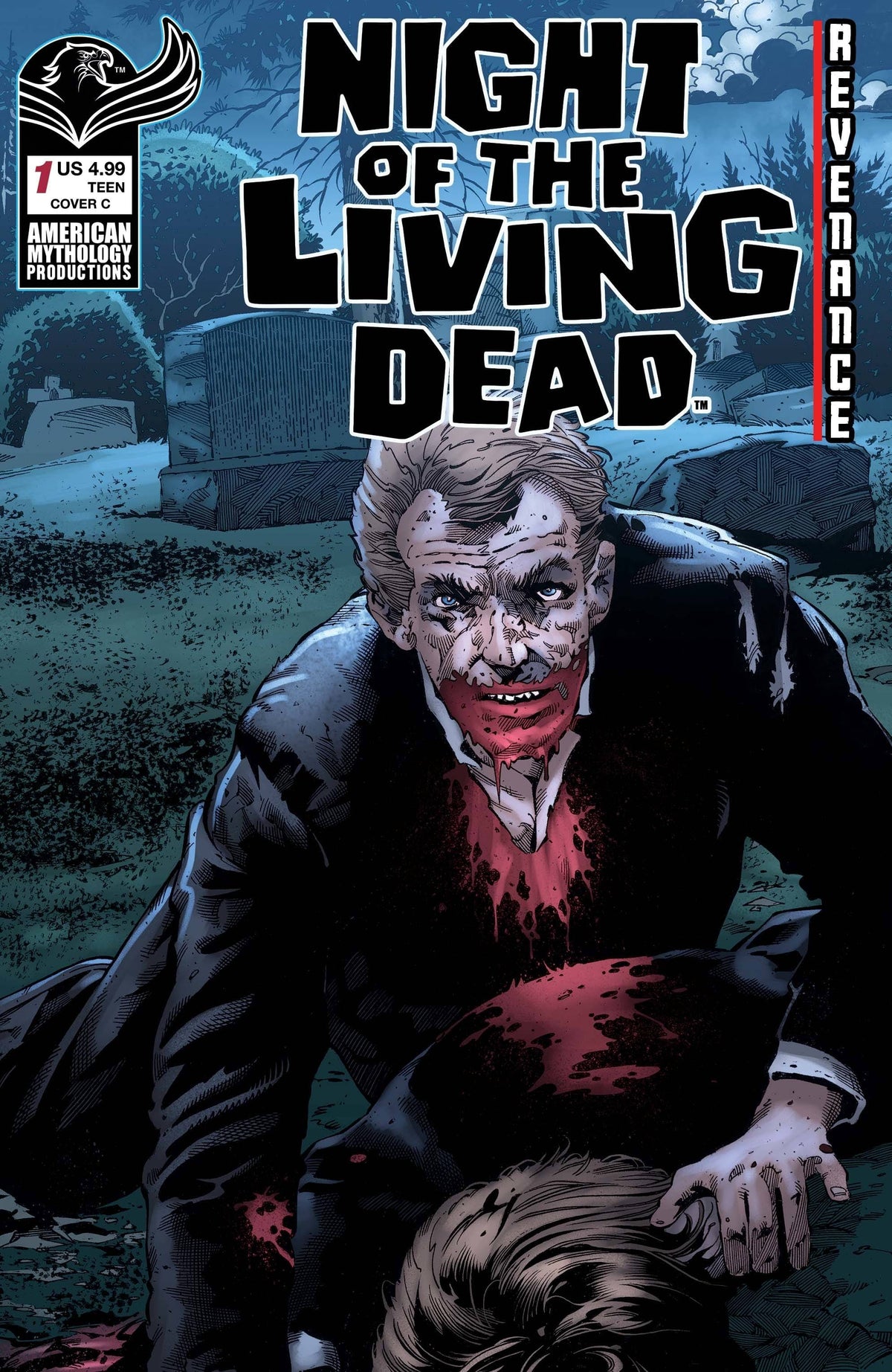 American Mythology Productions Comic Books NIGHT OF THE LIVING DEAD REVENANCE #1 CVR C BONK (O/A) 85609100673100131 NOV231140