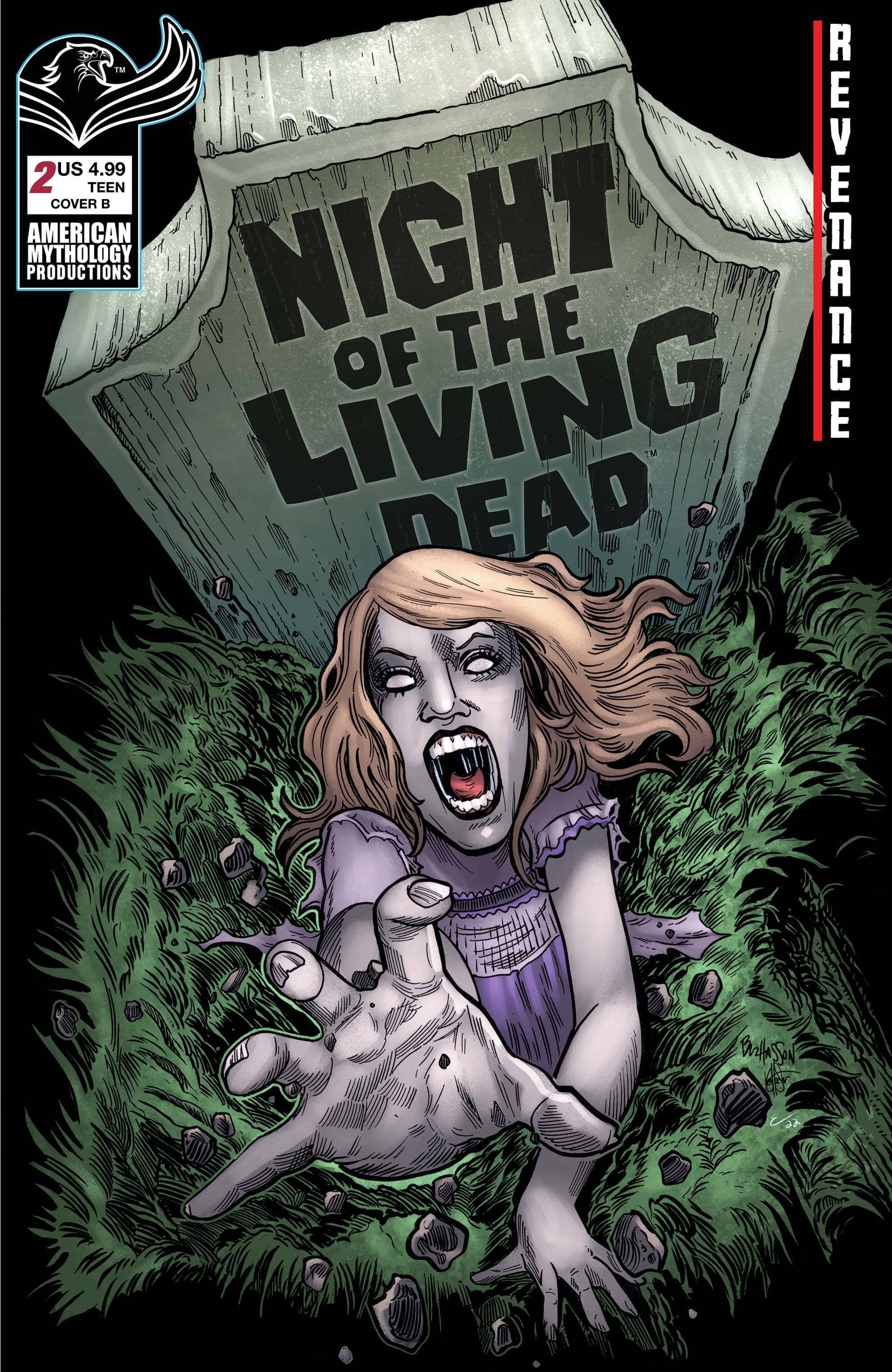 Night Of The Living Dead Revenance #2 Cvr B Corpse Crew
