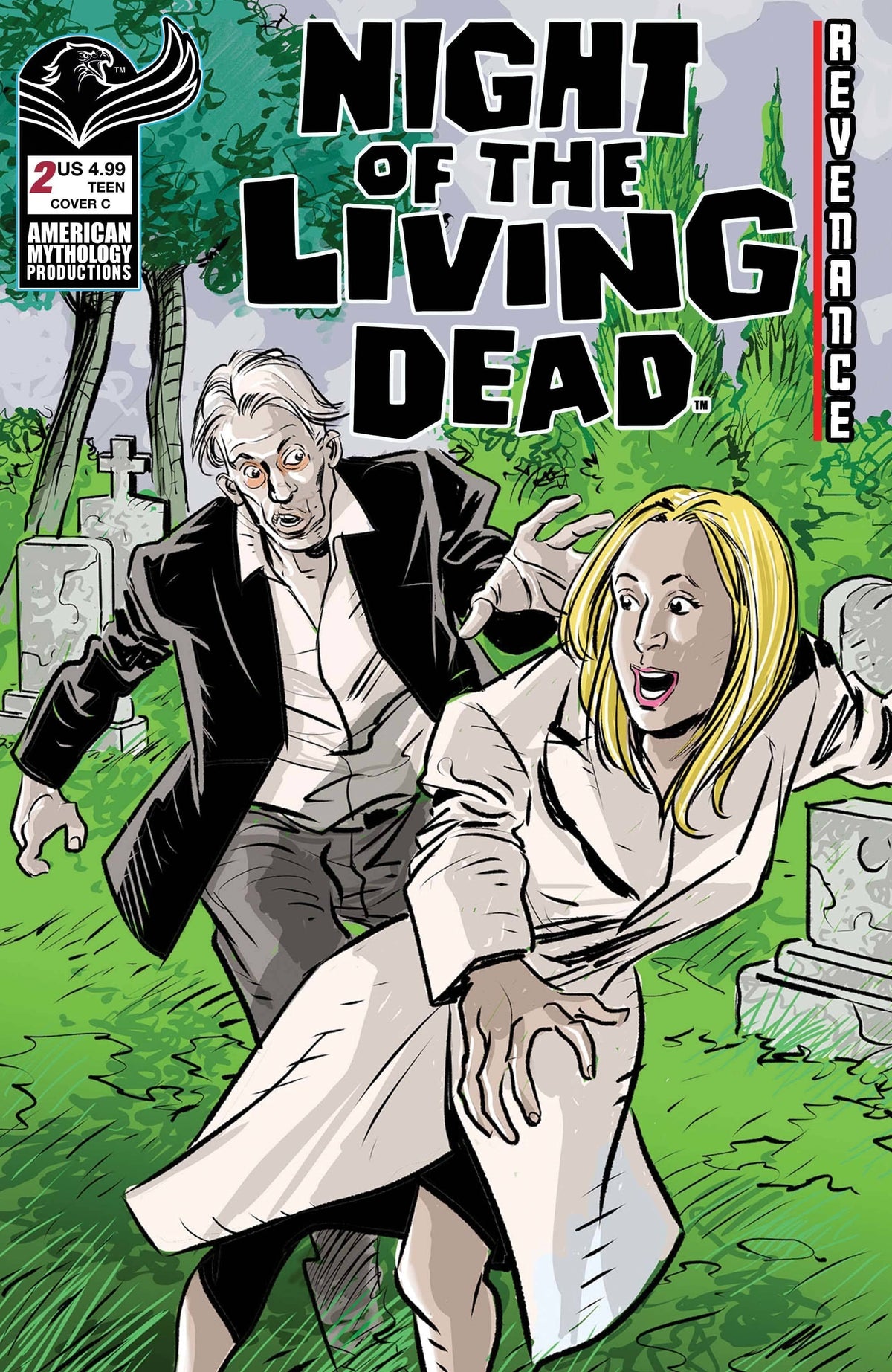 American Mythology Productions Comic Books NIGHT OF THE LIVING DEAD REVENANCE #2 CVR C CARACUZO (O/A) 85609100673100231 NOV231142