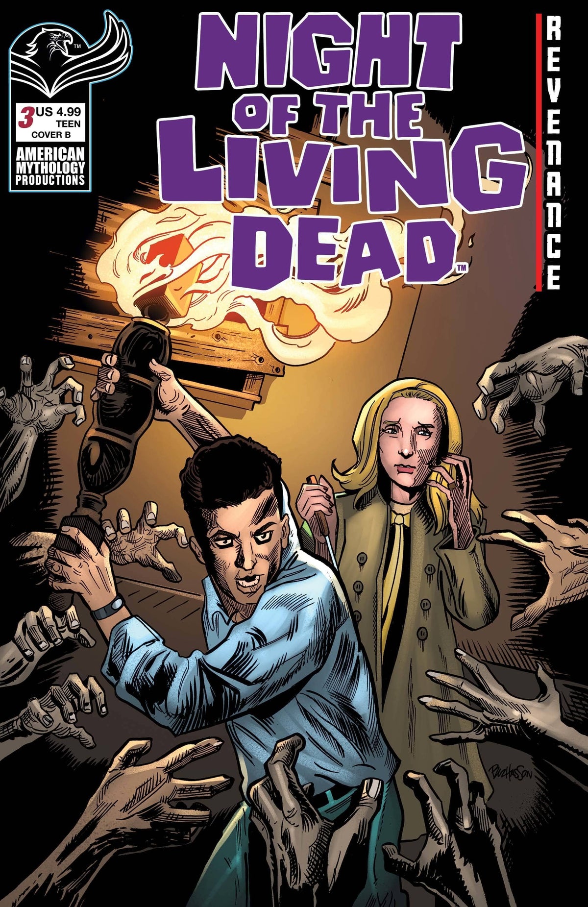 American Mythology Productions Comic Books NIGHT OF THE LIVING DEAD REVENANCE #3 CVR B CORPSE CREW (O/A 85609100673100321 NOV231145