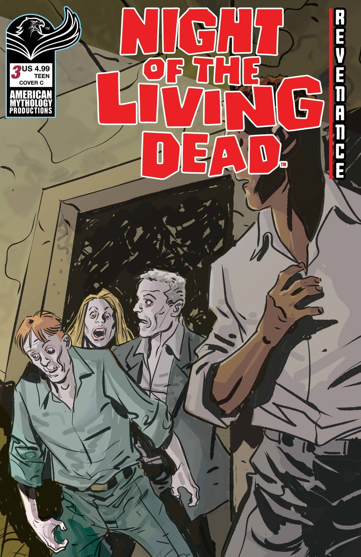 American Mythology Productions Comic Books NIGHT OF THE LIVING DEAD REVENANCE #3 CVR C CARACUZO (O/A) 85609100673100331 NOV231146