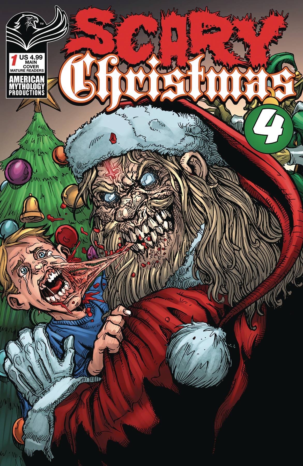 American Mythology Productions Comic Books SCARY CHRISTMAS IV CVR A CALZADA (MR) 85609100657130111 OCT231417