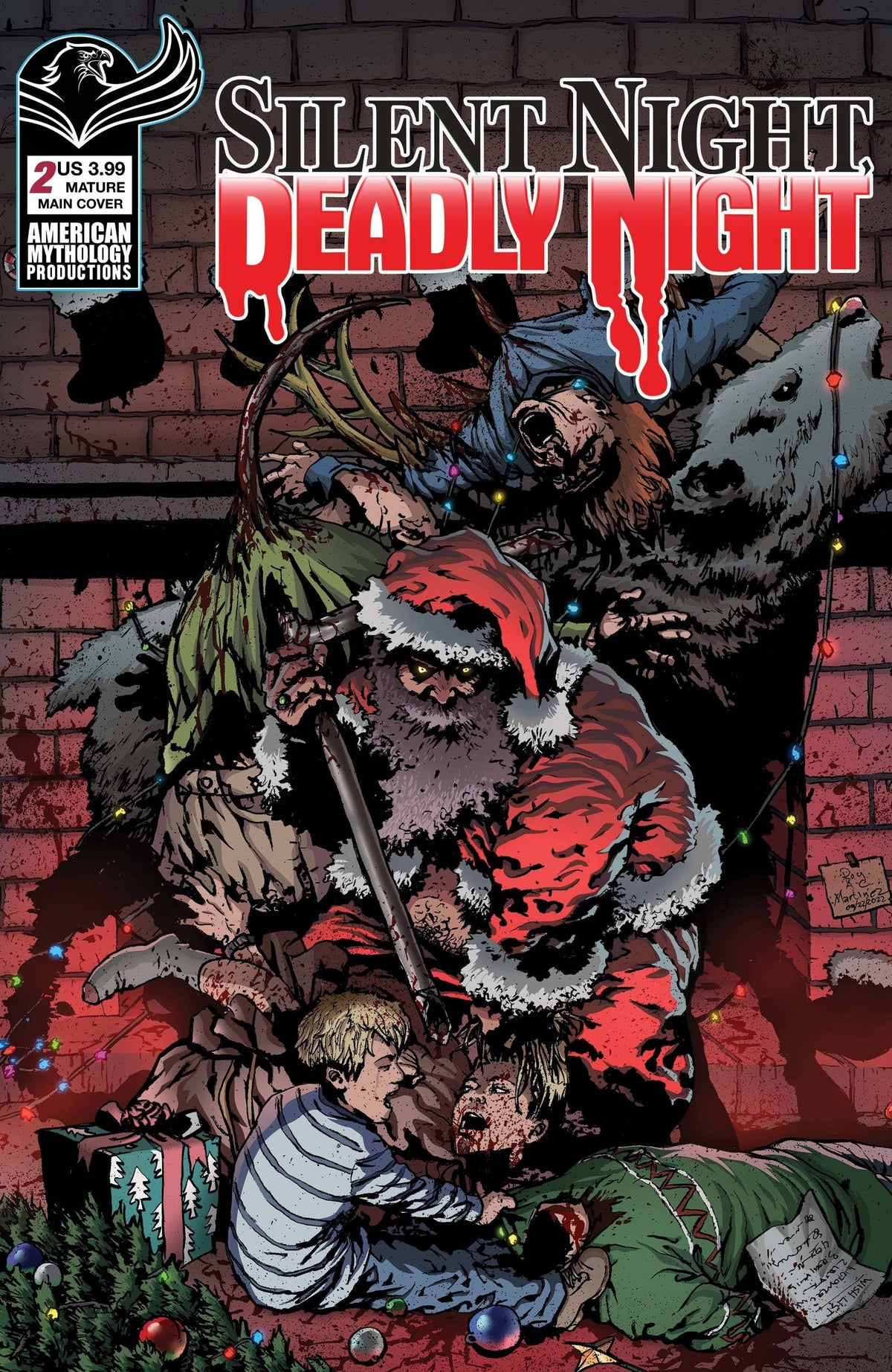 AMERICAN MYTHOLOGY PRODUCTIONS Comic Books Silent Night Deadly Night #2 Main Cvr A Martinez (MR) 85609100675500211 DEC231166