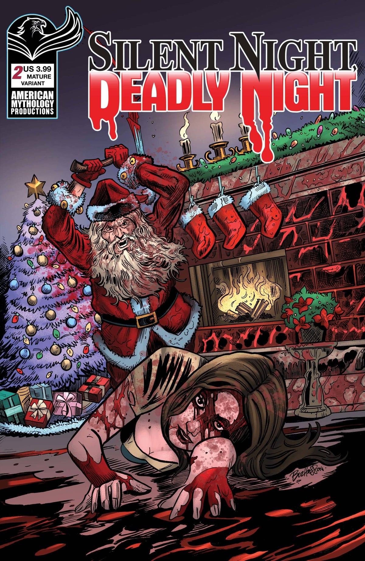 AMERICAN MYTHOLOGY PRODUCTIONS Comic Books Silent Night Deadly Night #2 Main Cvr B Hasson & Haeser (MR) 85609100675500221 DEC231167