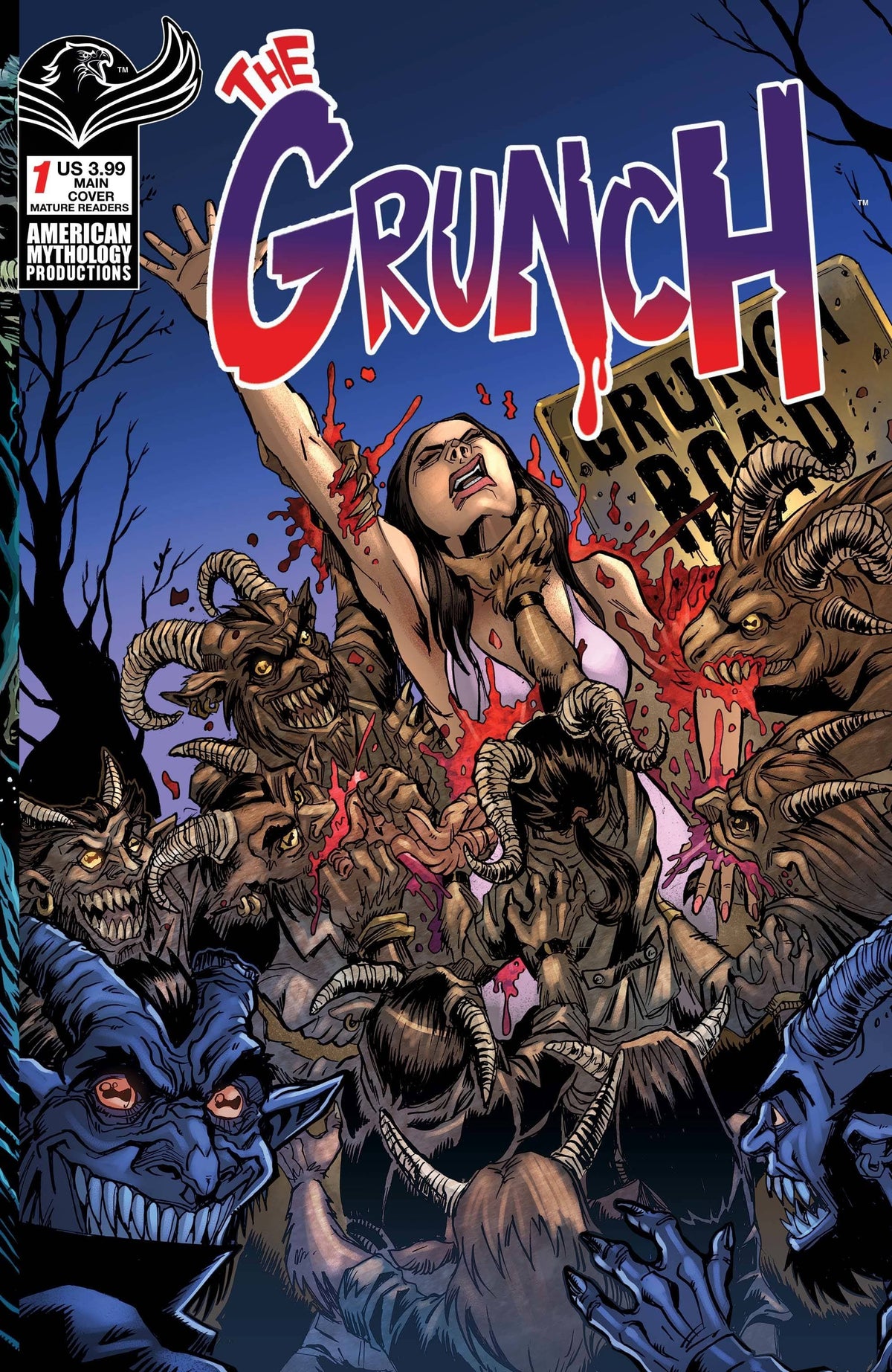 AMERICAN MYTHOLOGY PRODUCTIONS Comic Books THE GRUNCH WELCOME TO THE BRUDDERHOOD #1 CVR A CALZADA (O/A) 85609100670000111 JAN241340