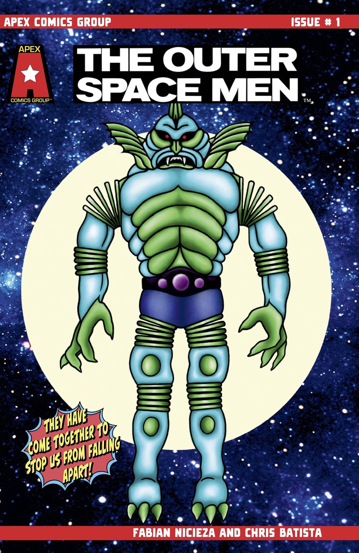 AMERICAN MYTHOLOGY PRODUCTIONS Comic Books THE OUTER SPACE MEN #1 CVR B COLOSSUS REX 85609100681620121 JUN231554