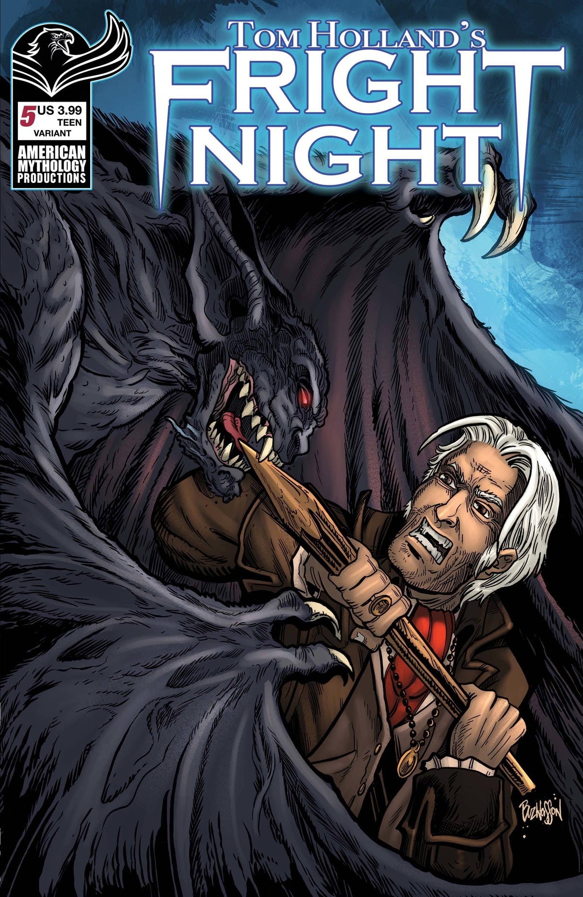 American Mythology Productions Comic Books TOM HOLLANDS FRIGHT NIGHT #5 CVR C HASSON 85609100668700531 OCT221356