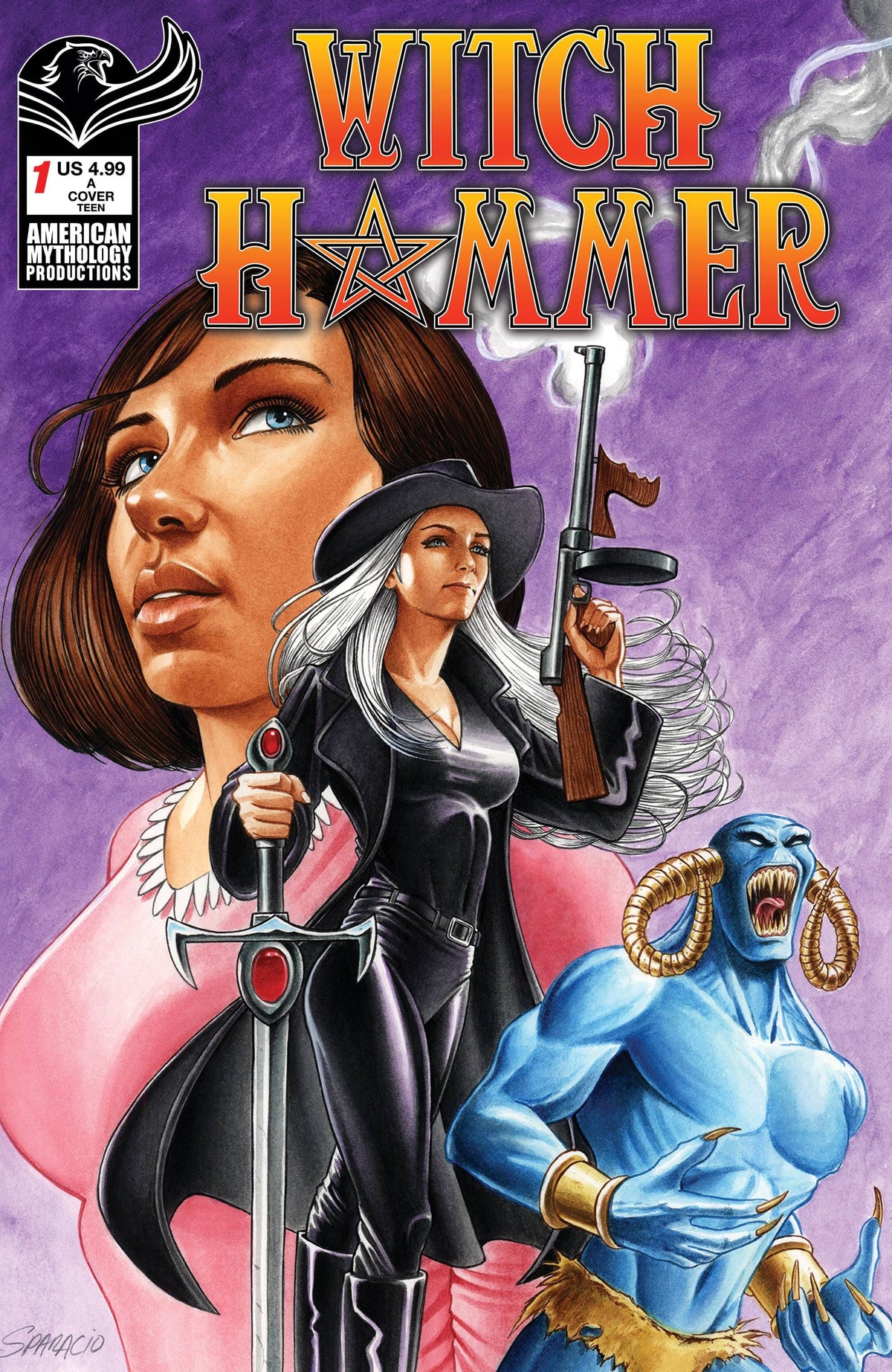 American Mythology Productions Comic Books WITCH HAMMER #1 CVR A SPARACIO 85609100680920111 JUL231303