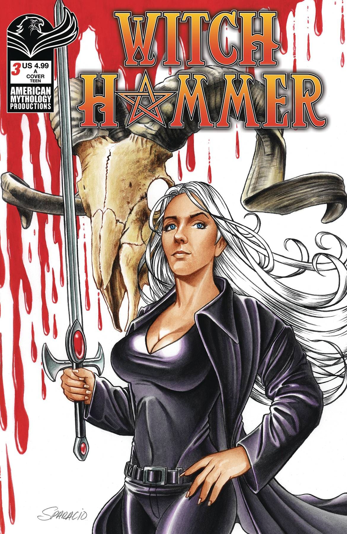 American Mythology Productions Comic Books WITCH HAMMER #3 CVR A SPARACIO 85609100680920311 OCT231430