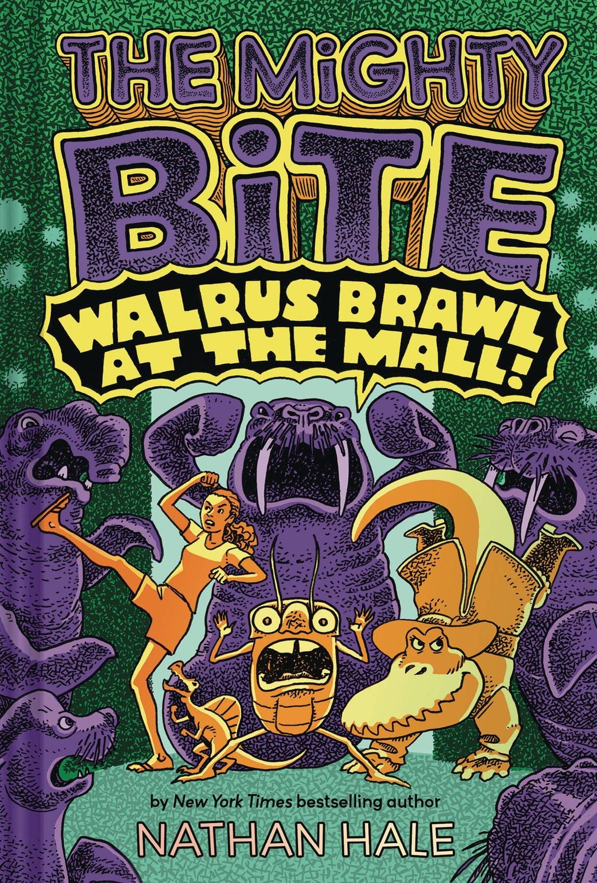 AMULET BOOKS Graphic Novel MIGHTY BITE GN VOL 02 WALRUS BRAWL AT THE MALL 978141977435551499 APR241186