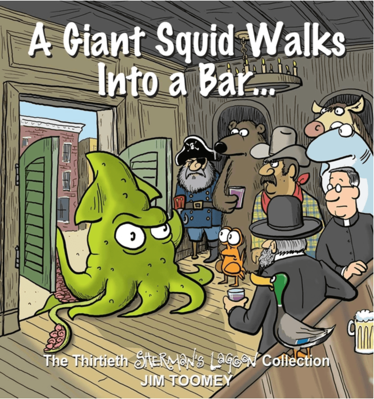 Andrews McMeel Publishing Graphic Novel A Giant Squid Walks Into a Bar . . . The Thirtieth Sherman's Lagoon Collection Volume 30 9798881601607 ING-9798881601607