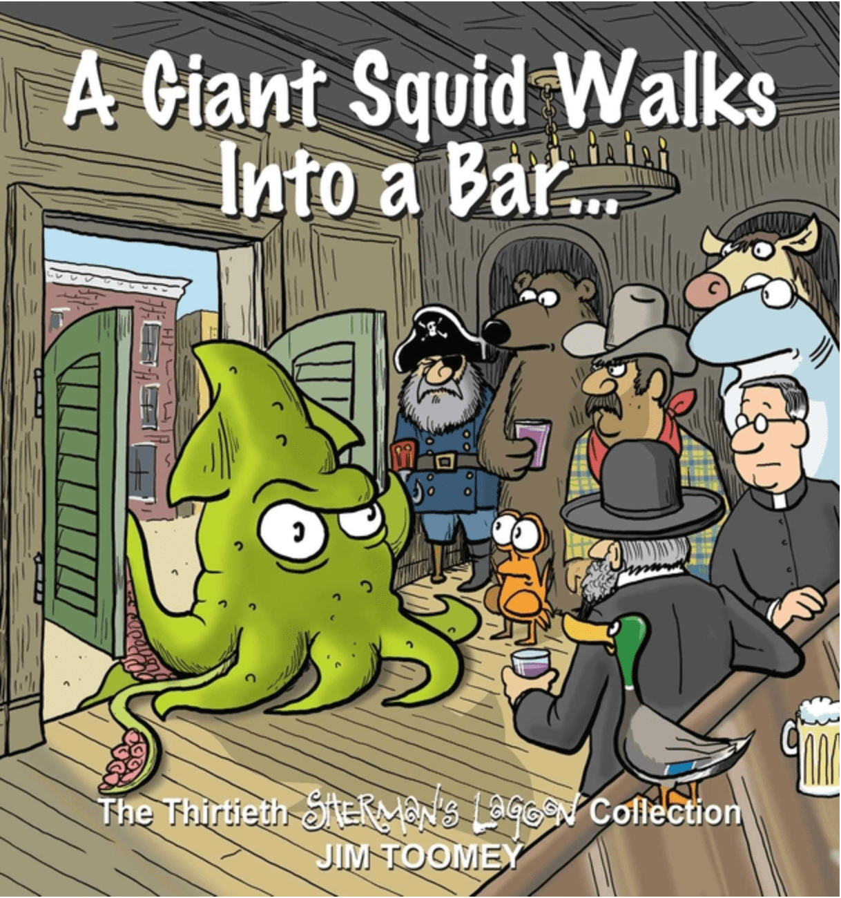 Andrews McMeel Publishing Graphic Novel A Giant Squid Walks Into a Bar . . . The Thirtieth Sherman's Lagoon Collection Volume 30 9798881601607 ING-9798881601607