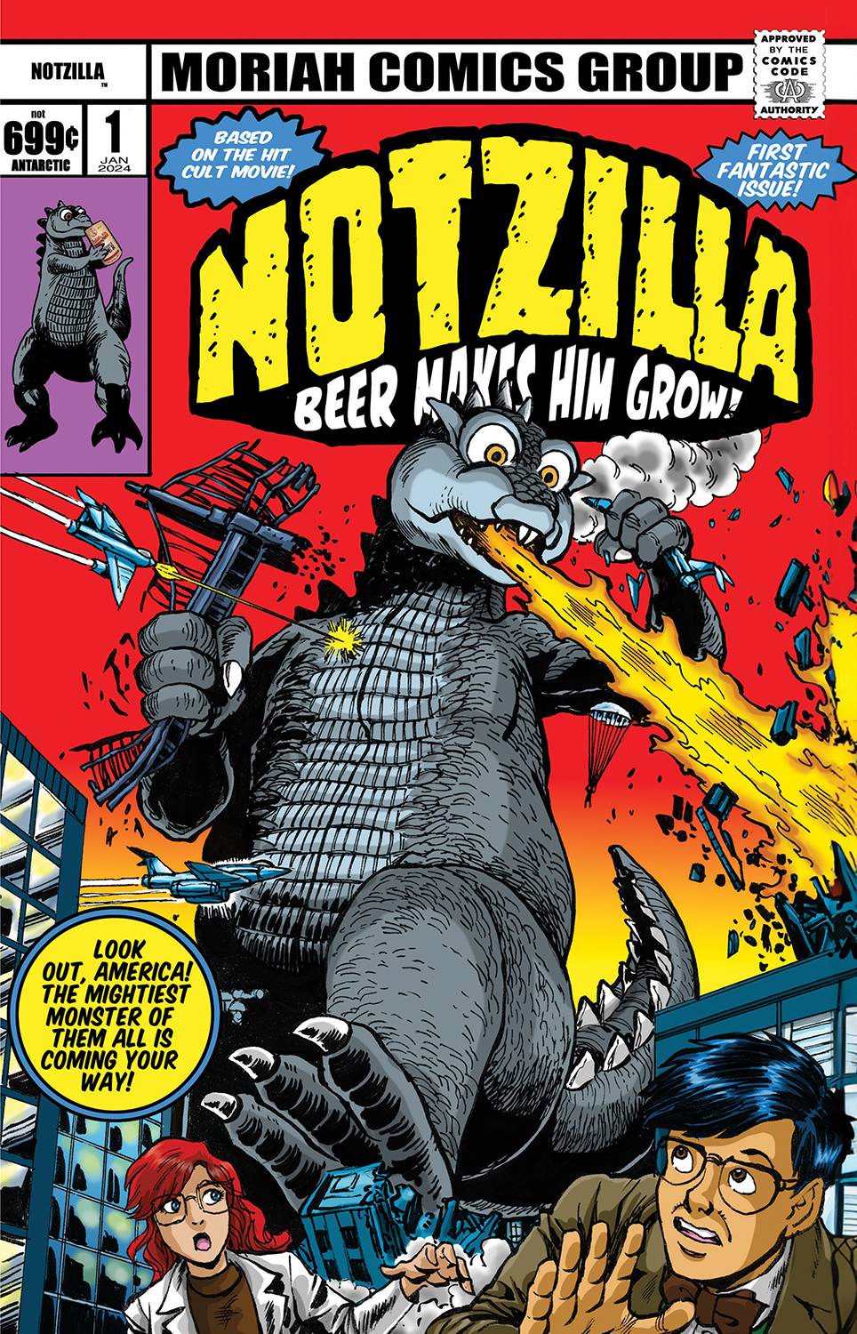 Antarctic Press Comic Books NOTZILLA ONESHOT CVR A BEN DUNN 61072114044400111 NOV231186