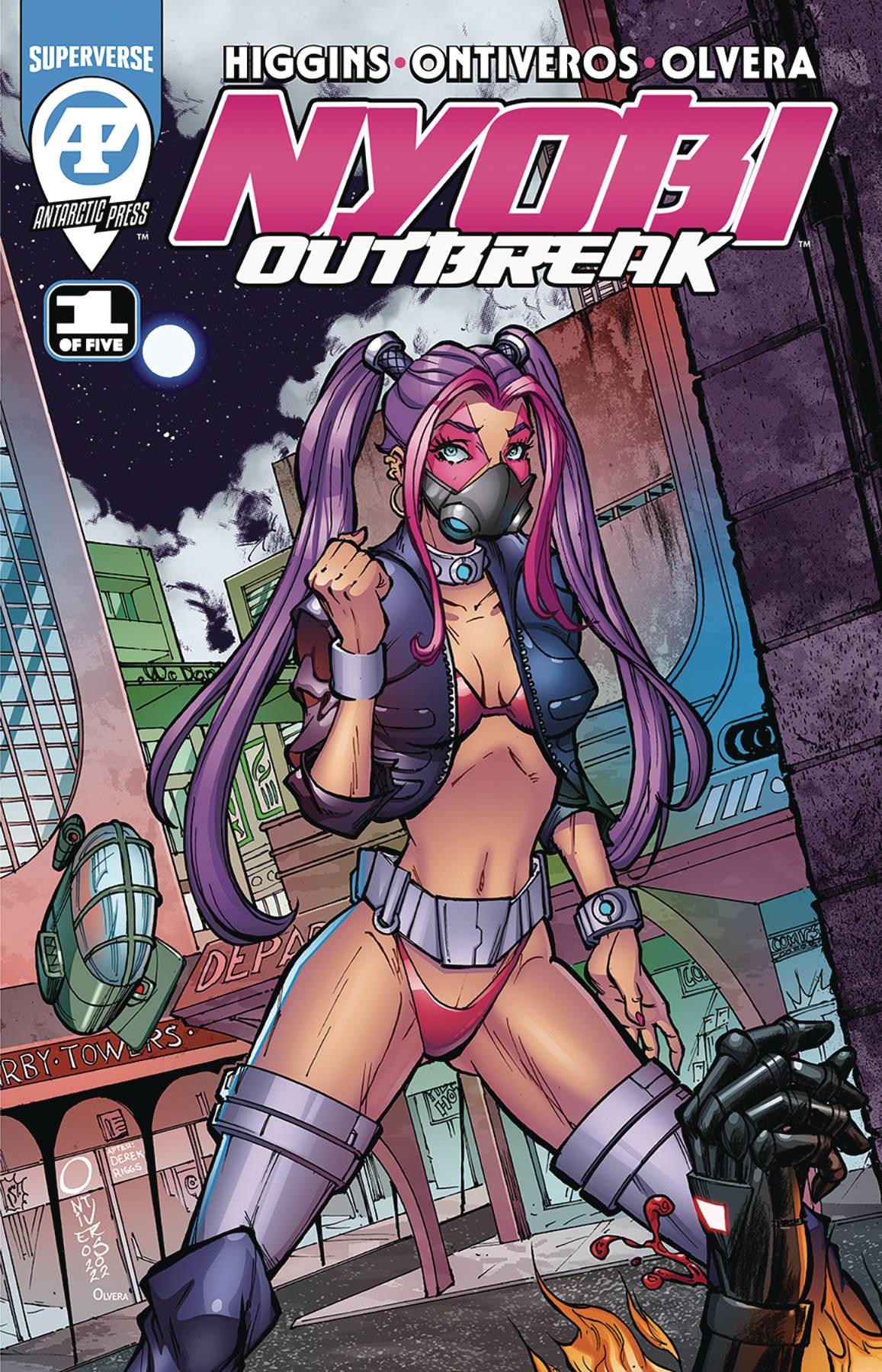 ANTARCTIC PRESS Comic Books NYOBI OUTBREAK #1 (OF 5) CVR A JUAN ANTONIO ONTIVEROS 61072114045100111 MAR241303